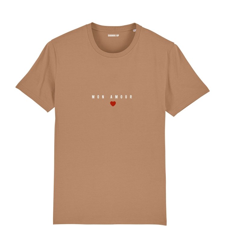 T-shirt Femme "Mon amour" personnalisé - 1