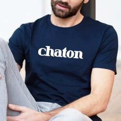 T-shirt Chaton - Homme - 1