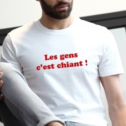 T-shirt Les gens c'est chiant - Homme - 1