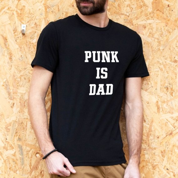 T-shirt Punk is dad - Homme