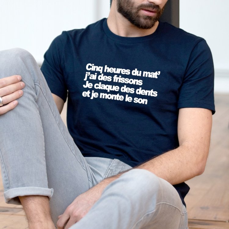 T-shirt Cinq heures du mat' - Homme - 1