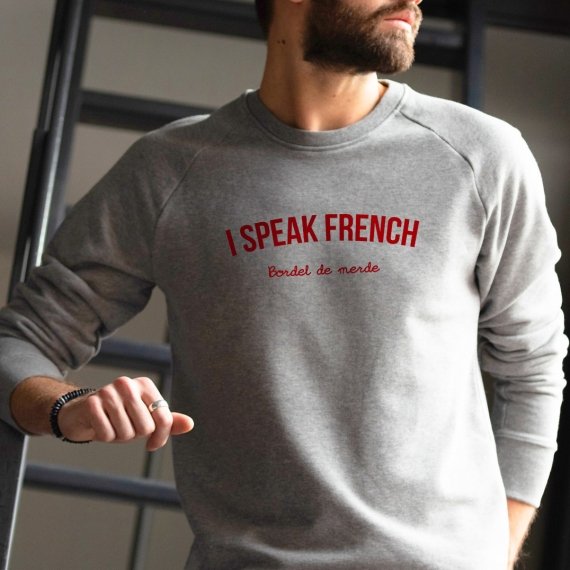 Sweatshirt I speak French - Homme