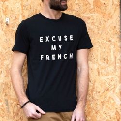 T-shirt Excuse my French - Homme - 1