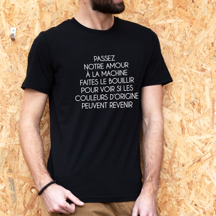 T-shirt L'amour à la machine - Homme - 1