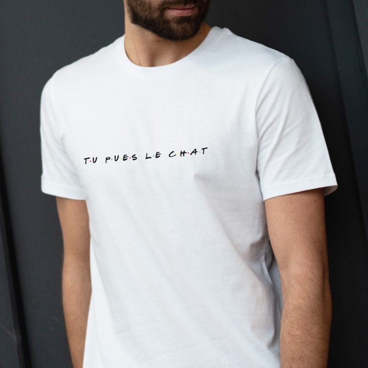 T-shirt Tu pues le chat - Homme