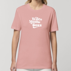 T-shirt Wife Mom Boss - Femme - 3