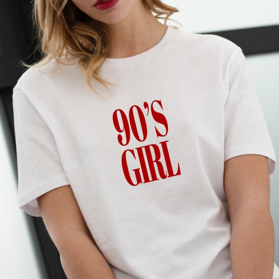 T-shirt 90'S GIRL - Femme