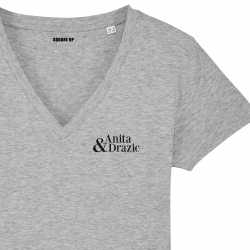 T-shirt col V - Anita & Drazic - Femme - 1
