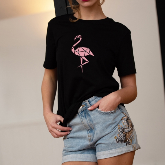 T-shirt Flamingo - Femme