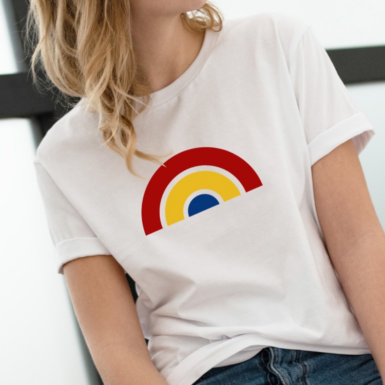 T-shirt Arc en ciel - Femme - 1