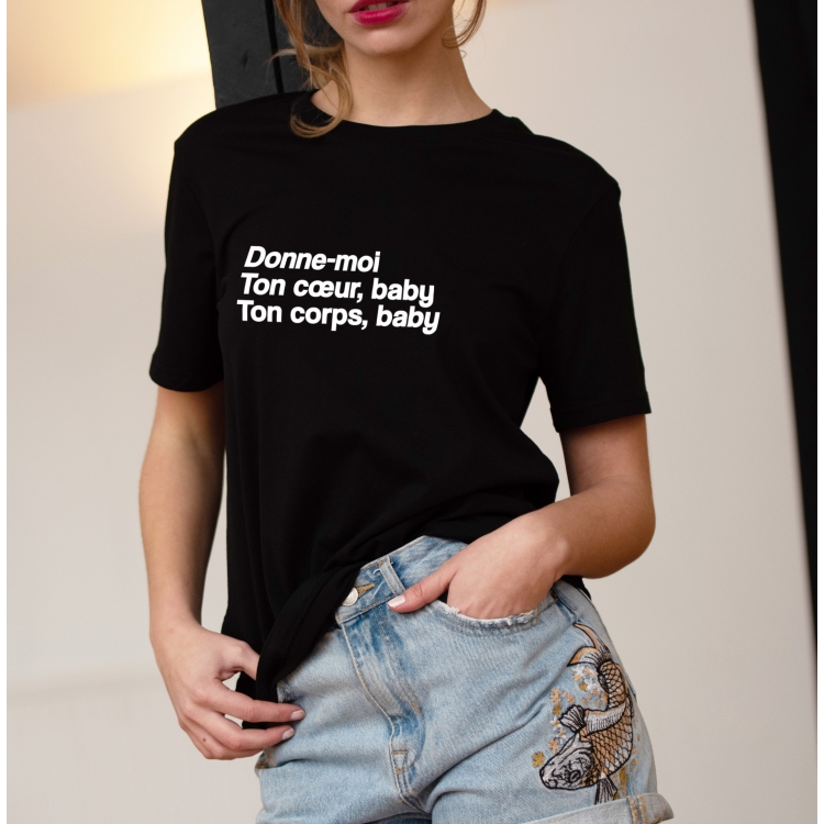 T-shirt Donne moi ton coeur - Femme - 1